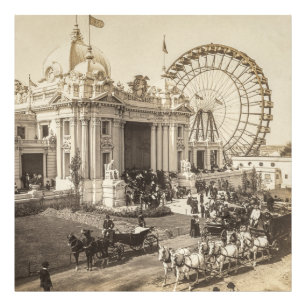 Impression Photo Première roue Ferris inventée par George Ferris