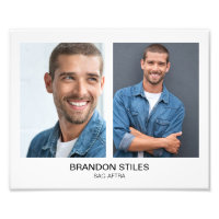 Prendre 2 Plan rapproché d'acteur 8x10 Double