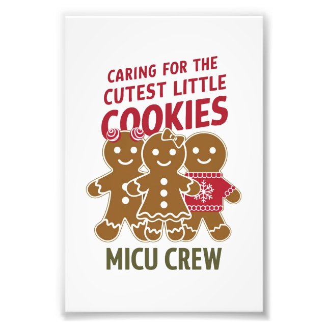 Impression Photo Prendre soin des cookies les plus mignons petite i (Devant)