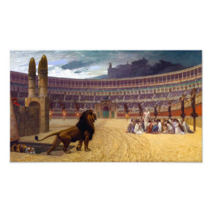 Impression Photo Prière Dernière des martyrs chrétiens   J-L Gé me