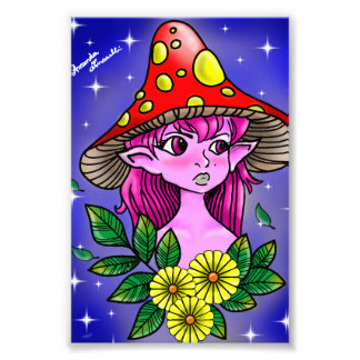 Impression Photo Princesa cogumelo