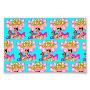 Impression Photo Princesse en rose