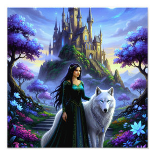 Impression Photo Princesse et Loup
