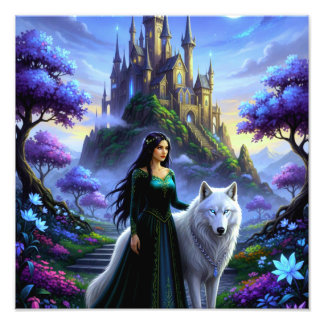 Impression Photo Princesse et Loup