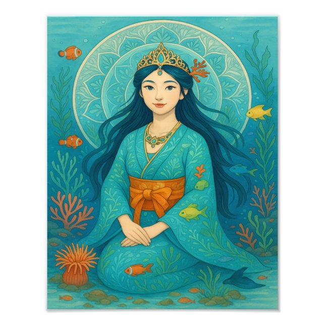 Impression Photo Princesse sous-marine (Devant)