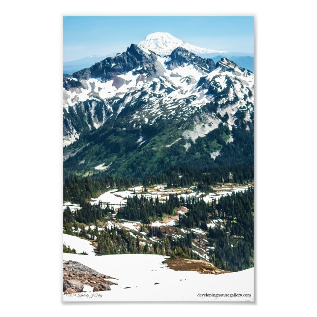 Impression Photo Printemps dans les montagnes (Devant)