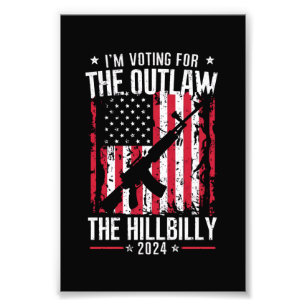 Impression Photo Pro 45 Je vote pour The Outlaw And The Hillbilly