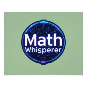 Impression Photo Prof de maths chuchoteur de maths
