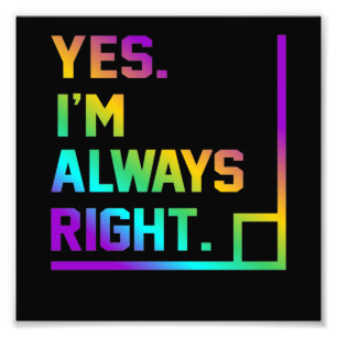 Impression Photo Professeur de mathématiques toujours correctement