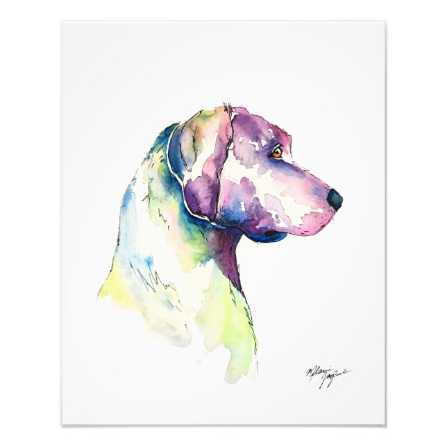 Impression Photo Profil de chiot (Devant)