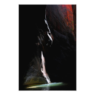 Impression Photo Projecteur sur l'eau - parc national de Zion
