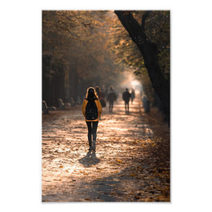 Impression Photo Promenade d'automne dans Golden Park Lane - Nature