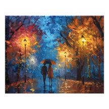 Promenade du Soir à la Lumière d'Automne
