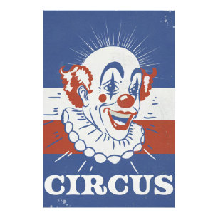 Impression Photo Publicité de cirque vintage