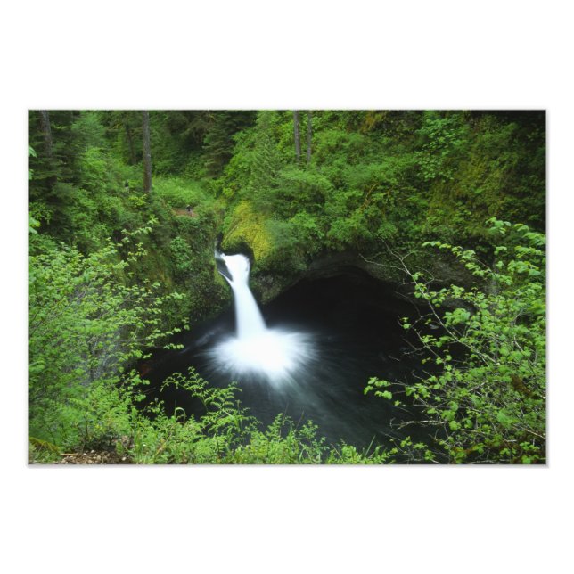 Impression Photo Punchbowl Falls sur Eagle Creek, Columbia River (Devant)