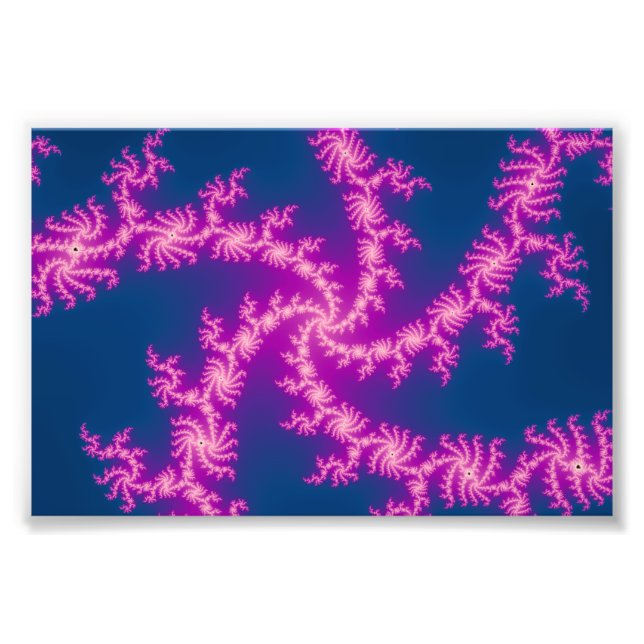 Impression Photo Purple Swirl - Art Fractal (Devant)