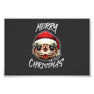 Impression Photo Pyjama de Noël drôle pour chien Cadeau pour amateu