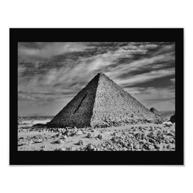 Impression Photo Pyramide de Menkaure à Gizeh (Devant)