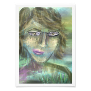Impression Photo Quand la Terre Parle ~ Portrait Féminin Moderne