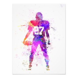 Impression Photo quarterback american football player man