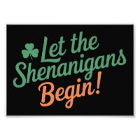 Que les Shenanigans commencent Drôle de Saint-Patr