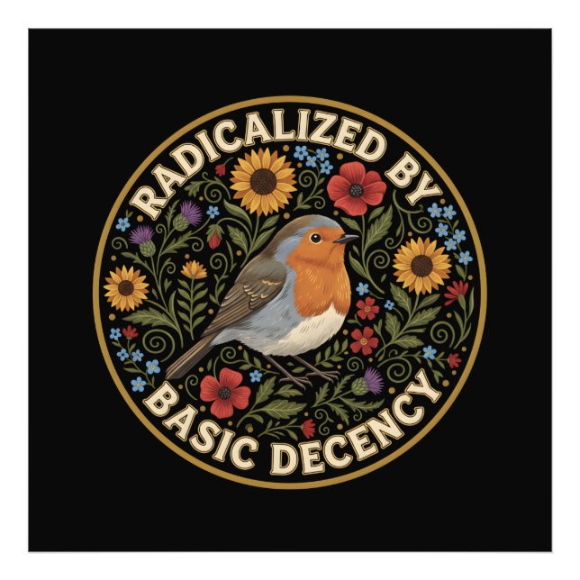 Impression Photo Radicalisé par les amateurs d'oiseaux décents (Devant)