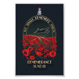 Impression Photo RAF Art Deco Remembrance Day Edition