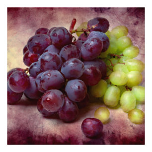 Impression Photo Raisins Rouges Et Verts