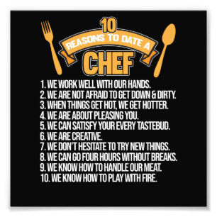 Impression Photo Raisons À Ce Jour Chef Cuisinier Cuisine Cuisine C