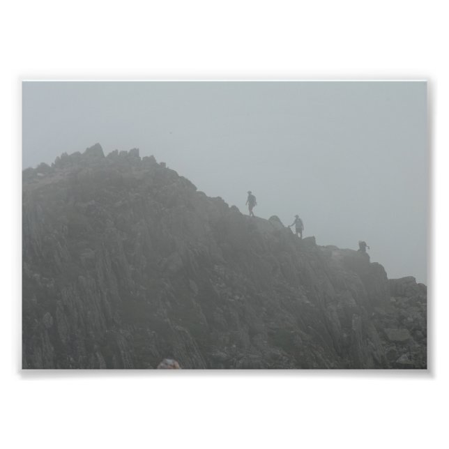 Impression Photo Randonneurs sur le sentier Knife Edge, Baxter Stat (Devant)