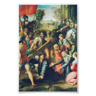Impression Photo Raphael Spasimo Christ Tombe Sous La Croix Art