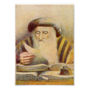 Impression Photo Rashi - Rabbin Solomon Yitzchaki