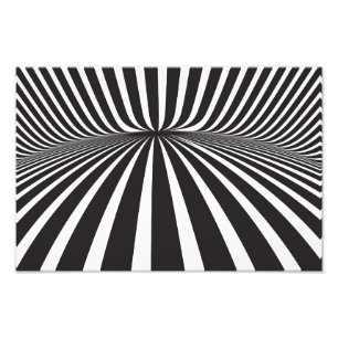 Impression Photo Rayures blanches et noires