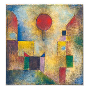 Impression Photo Red Balloon Paul Klee