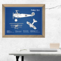 Red Baron Fokker Dr.1 - Plan d'avion ABD