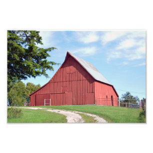 Impression Photo Red Kansas Barn