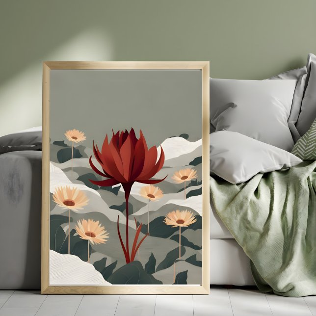 Impression Photo Red Lotus Serenity (Créateur téléchargé)
