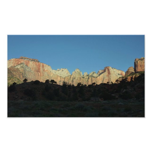 Impression Photo Red Rocks du matin au Parc national de Sion (Devant)