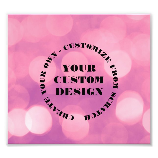 Impression Photo Redesign from Scratch Créez votre propre personnal (Devant)