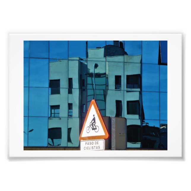 Impression Photo 'Reflejo Curvo, León (Devant)