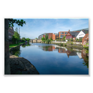 Impression Photo Reflets sur le canal, Wakefield