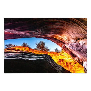 Impression Photo Regardant vers le haut dans le canyon Peekaboo
