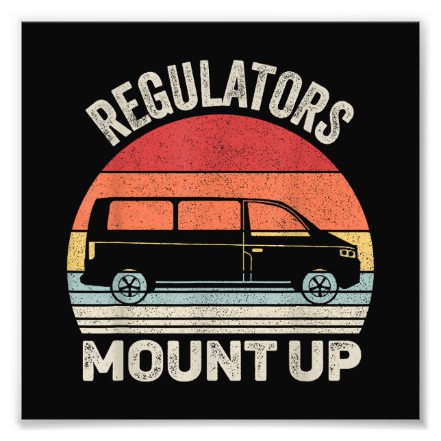 Impression Photo Régulateurs vintages Rétro Monter Funny Maman (Devant)