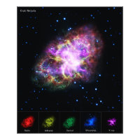 Rémanent de supernova de la nébuleuse du Crabe, co