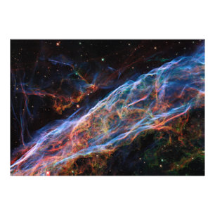 Impression Photo Rémanents de supernova de la nébuleuse du Voile Té