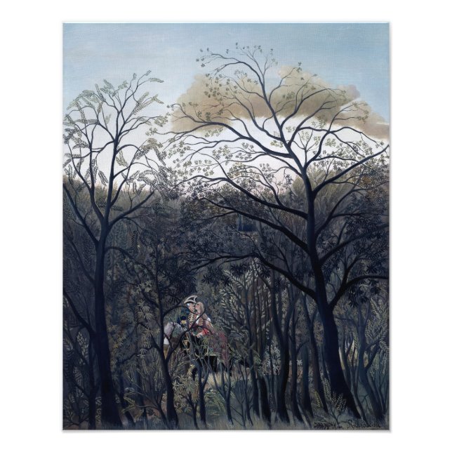 Impression Photo Rendez-vous dans la forêt 1889 (Devant)