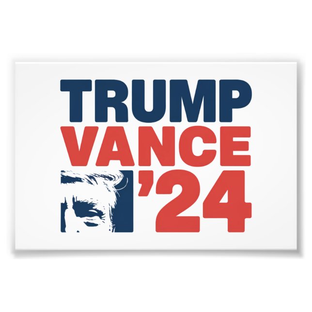 Impression Photo Rendre l'Amérique en sécurité Trump Vance 2024 MAG (Devant)