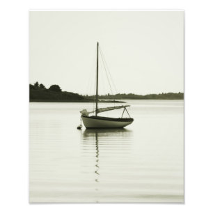 Impression Photo Repos Sloop dans Menemsha Pond, Martha's Vineyard