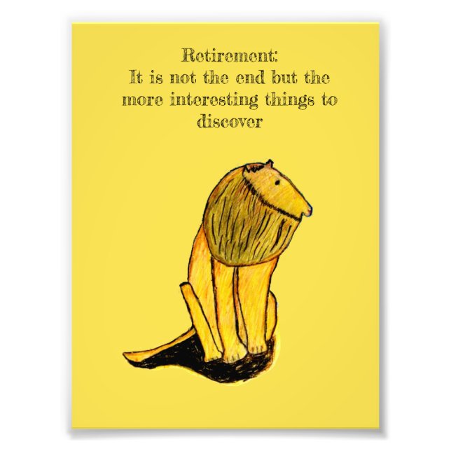 Impression Photo Retraite (Devant)