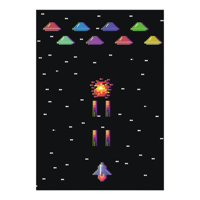 Impression Photo Retro 1908s Jeux vidéo arcade (Devant)